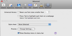 Activate the Developer menu in Safari 4's preferences.